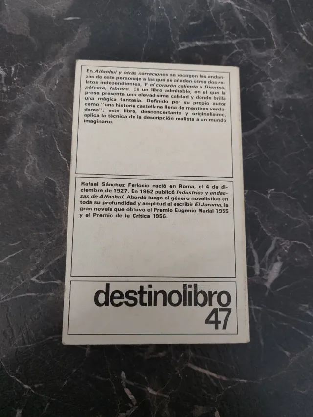 Alfanhuí (Colección Destinolibro ; v. 47) (Sp...