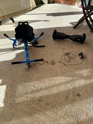 Hoverboard y Silla Azul Hiboy