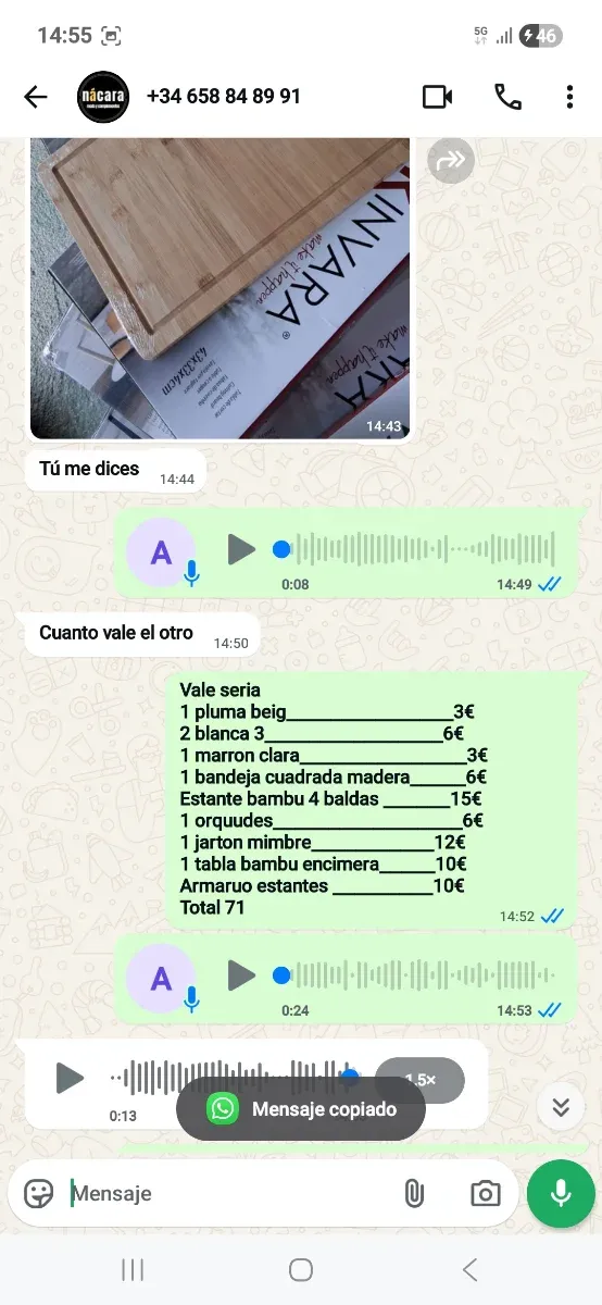 Conjunto de 71 itens variados