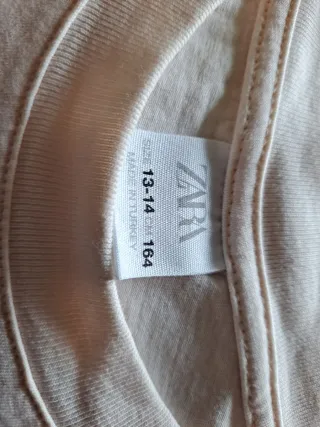 Camiseta Zara Beige