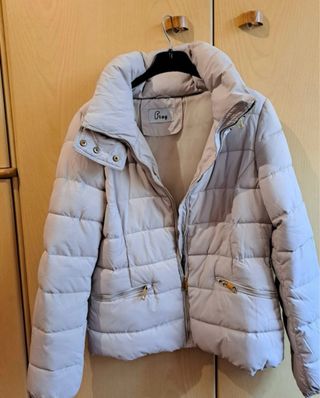 Piumino donna beige