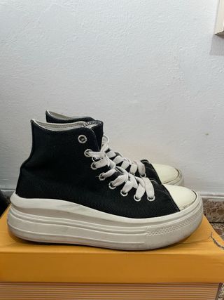 Converse Chuck Taylor Plataforma Negras