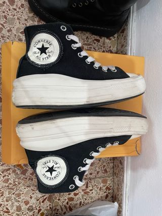 Converse Chuck Taylor Plataforma Negras