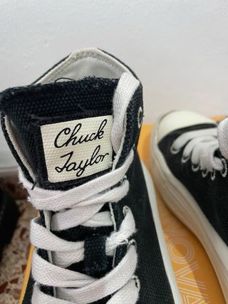 Converse Chuck Taylor Plataforma Negras