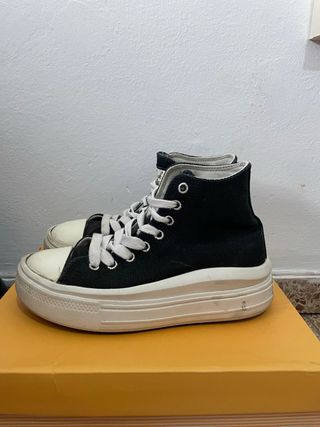 Converse Chuck Taylor Plataforma Negras