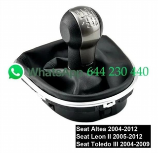 Pomo palanca cambios Seat Leon II , Altea 6 vel