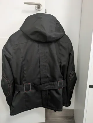 Chaqueta Moto Mujer Negra