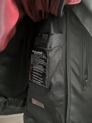 Chaqueta Moto Mujer Negra