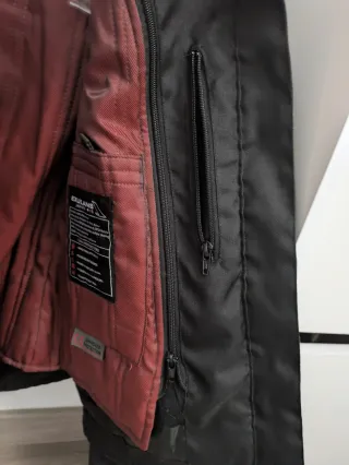 Chaqueta Moto Mujer Negra