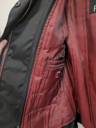 Chaqueta Moto Mujer Negra