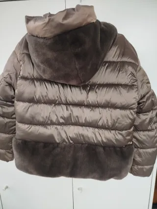 Piumino bambina con pelliccia