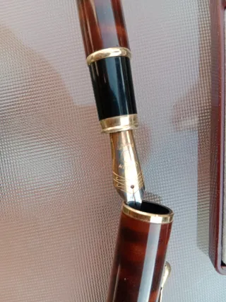 Pluma estilográfica con estuche