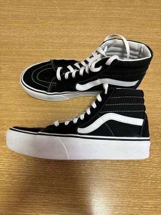 Zapatillas Vans Plataforma Bota Talla 39