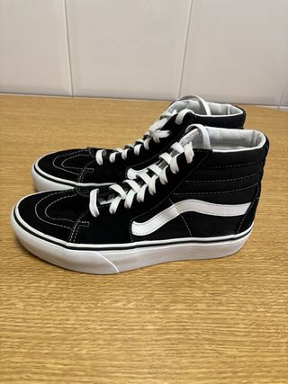 Zapatillas Vans Plataforma Bota Talla 39