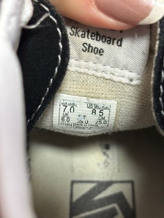 Zapatillas Vans Plataforma Bota Talla 39