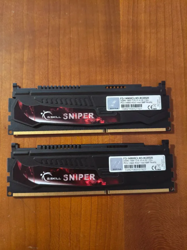 2x G.Skill DDR3 Sniper 8GB (4GBx2)