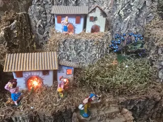 Presepe artigianale completo