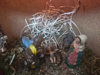 Presepe artigianale completo