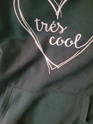 Sudadera verde mujer très cool