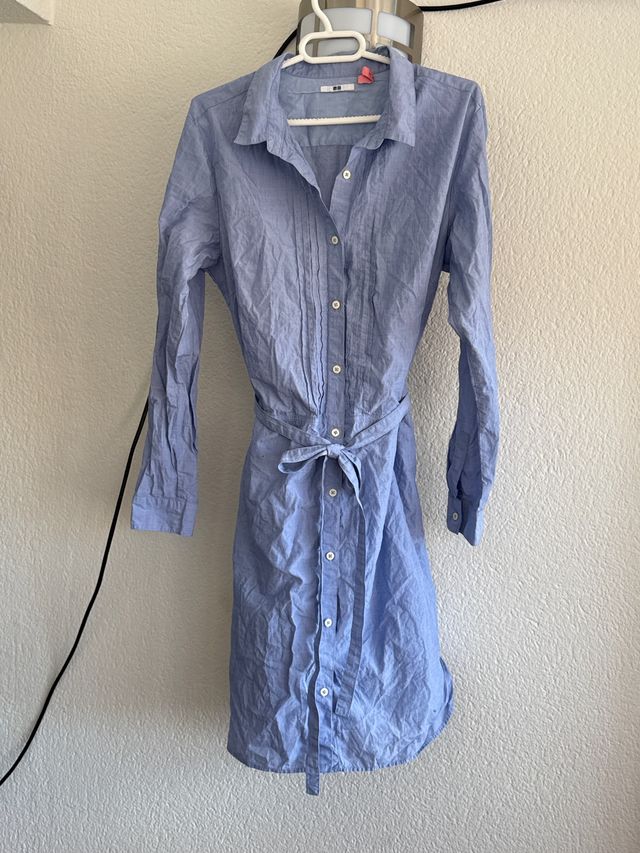 Vestido Uniqlo azul talla S