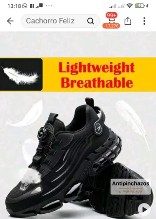 Zapatos de seguridad negros