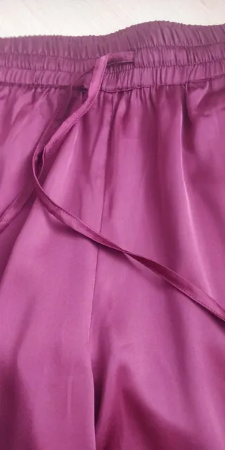 Pantalón palazzo granate