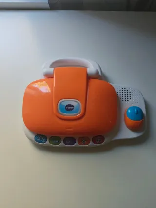 Ordenador VTech Infantil Naranja y Blanco