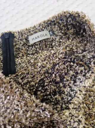 Falda Marola Fiesta Beige Multicolor Talla Única