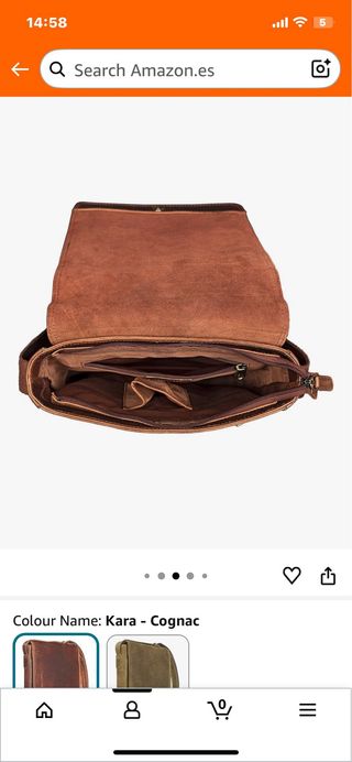 STILORD Joris Bolso Bandolera Piel Mediano