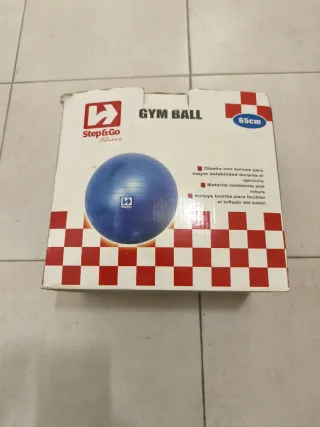 Balón de Gimnasia 65cm Step & Go