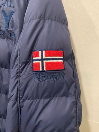 Chaqueta Geographical Norway Azul Plumas