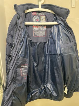 Chaqueta Geographical Norway Azul Plumas