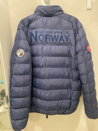 Chaqueta Geographical Norway Azul Plumas