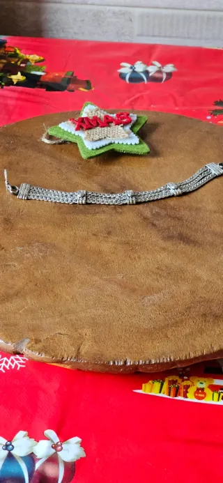 Bracciale in argento a tre fili