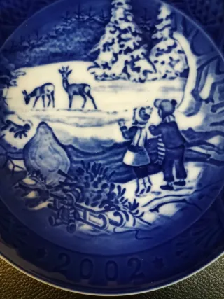 Piatto Natale Royal Copenhagen 2002