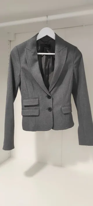 Americana gris Mango