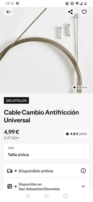 Accesorios Bici MTB: Cables, cadena, pedales....
