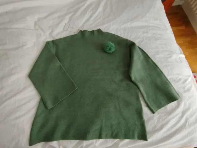 Jersey cuello alto MAS FASHION verde