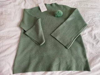 Jersey cuello alto MAS FASHION verde