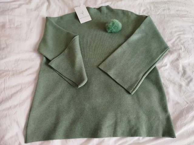 Jersey cuello alto MAS FASHION verde