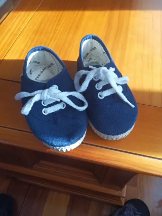 Zapatillas niño azul N 21