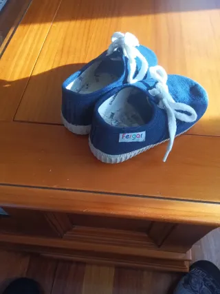 Zapatillas niño azul N 21