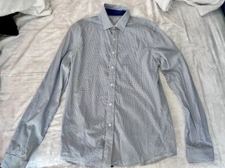 Camisa de vestir estampada hombre