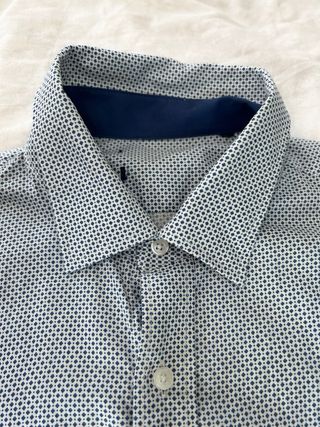 Camisa de vestir estampada hombre