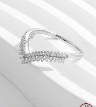 Anillo Plata Mujer tipo Pandora talla 5