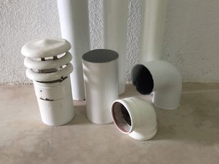 Tubos de aluminio para extracción de humos