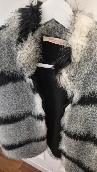 Chaleco de pelo sintético