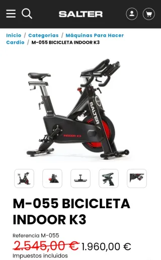 Bici Spinning Salter M-055