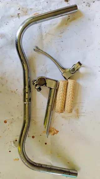 Manillar y potencia bicicleta clásica