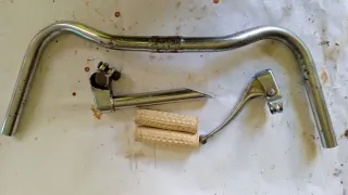 Manillar y potencia bicicleta clásica